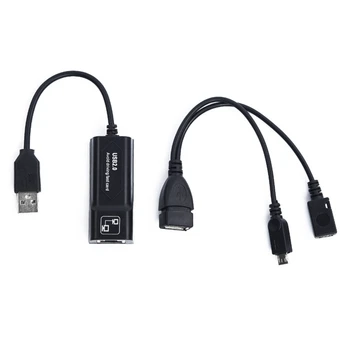 1 Комплект адаптер USB 2.0, RJ-45 С Mirco OTG За Amazon Fire TV 3 Или Stick GEN 2