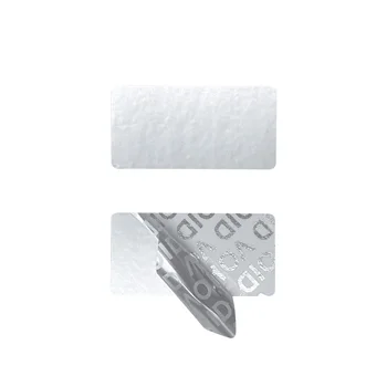 100 бр. сребърна безопасна запечатани антипиратская стикер, оригинален етикет, недействителна стикер, празен етикет за защита от фалшификати