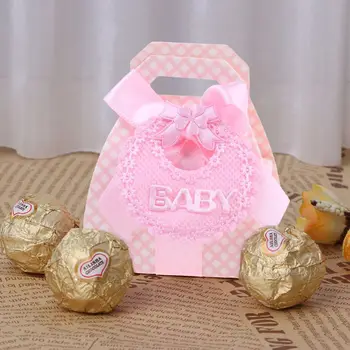 12 бр. кутии шоколадови бонбони с лента за детската душа, кръщенета, партита, подарък САМ X3UC