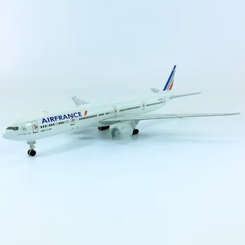 18 см имитационный самолет 1: 400 Boeing B777-300 модел AIRFRANCE AIRLINES от сплав С основния статичен пластмасово самолет коллекционный