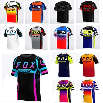 2023 Мъжки Тениски за Скоростно спускане Hpit Fox Mountain Bike МТБ Ризи Offroad DH Мотоциклетът Майк За Мотокрос, Спортно Облекло под Наем