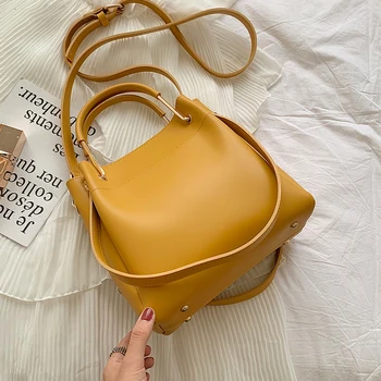 2023 Нова чанта чанта от изкуствена кожа в японски корейски стил, дизайнерски универсална чанта през рамо, по-голямата голям чанта на едно рамо за междуградски пътувания