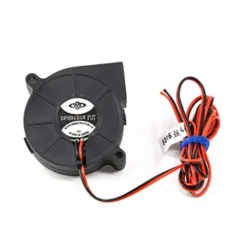 DC12V Безшумен вентилатор радиален турбо, охлаждащ вентилатор, охладител за 3D-принтер, резервни части и аксесоари