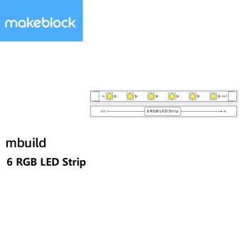 Led сензори Makeblock mBuild-12 led пръстени RGB, 6 мини ленти RGB LED