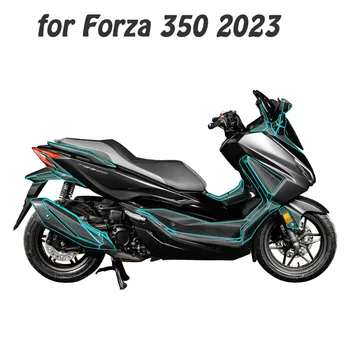 NSS350 2023 2D Мотоциклет Автомобил Комплекти Бижута от въглеродни влакна Обтекател Емблемата на Стикер Стикер За Forza350 Honda NSS350 аксесоари