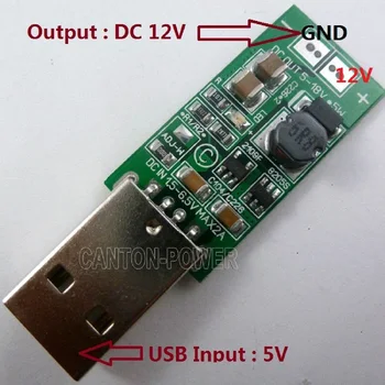 TB376 USB DC от 5 до 12 v DC-DC в повишаващ преобразувател Нагоре модул за монитор Фотоапарат LED DVR