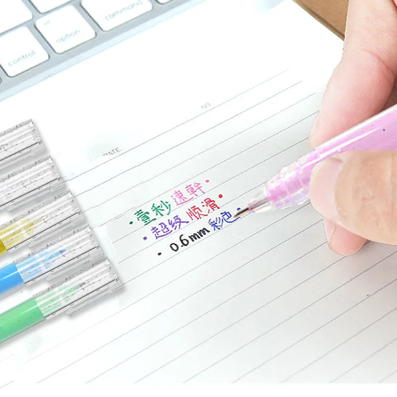 9-цветна Писалка-маркер с Шарени Аниме от Анимационен филм на Дисни За студенти, Кавайная Дръжка за ръка, Лого офис, Подарък За откриване За студенти - 2