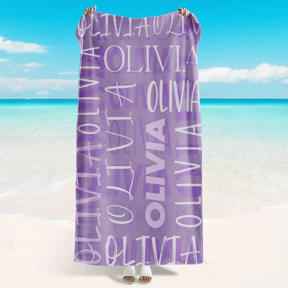 Износостойкое спа кърпа, Не выцветающее, многофункционално, с принтом ярки цветове, правоъгълно плажна кърпа - 1