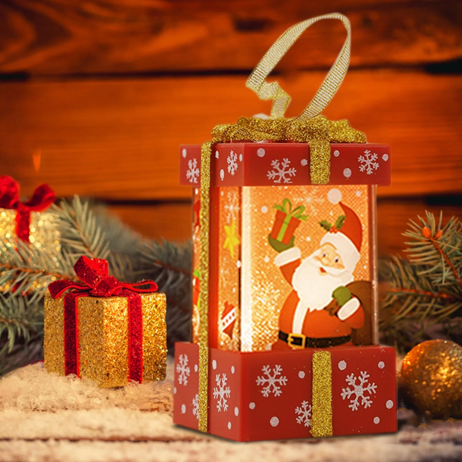 Коледен фенер, Забавни коледни декорации за дома 2023, Украшения за елхи, Коледни подаръци, Нова година 2023 #t2p - 1
