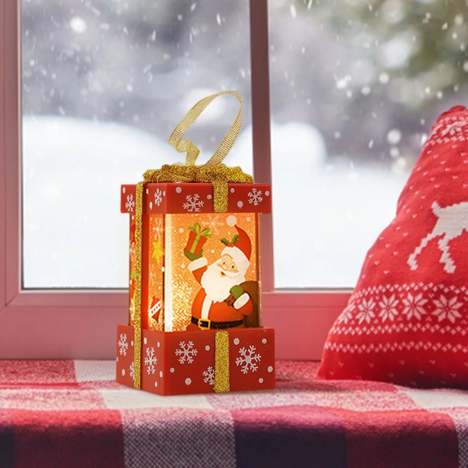 Коледен фенер, Забавни коледни декорации за дома 2023, Украшения за елхи, Коледни подаръци, Нова година 2023 #t2p - 2
