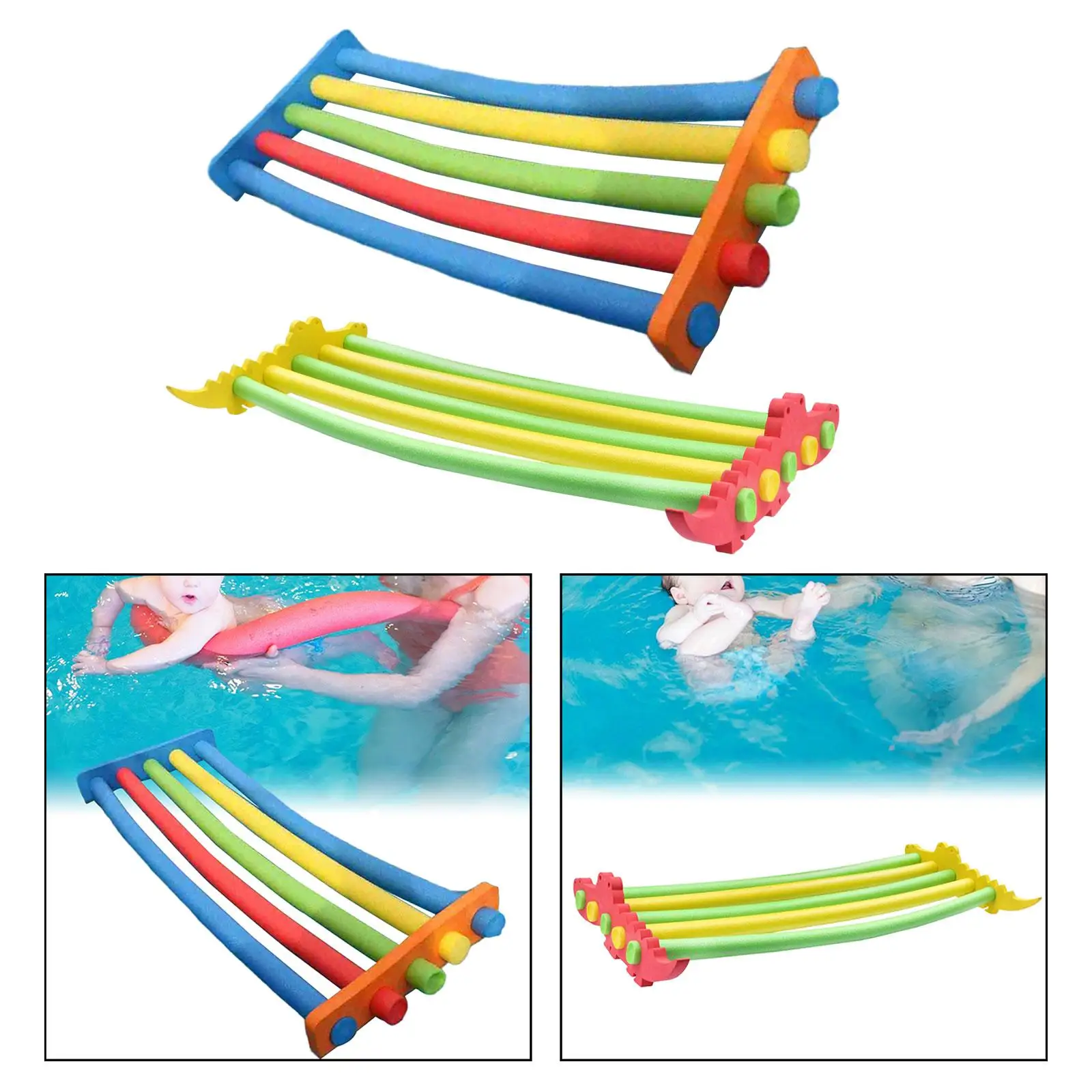 Конектор за плувка в басейна за начинаещи плотогонов с водни играчки - 2