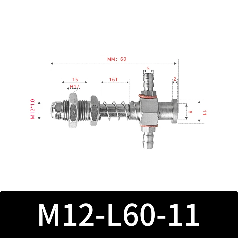 Пневматичен манипулатор series M12-11 с голяма глава, пневматично устройство, гумена търтей, силиконова индустриално вакуумно търтей - 1