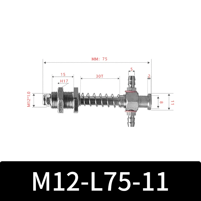 Пневматичен манипулатор series M12-11 с голяма глава, пневматично устройство, гумена търтей, силиконова индустриално вакуумно търтей - 4