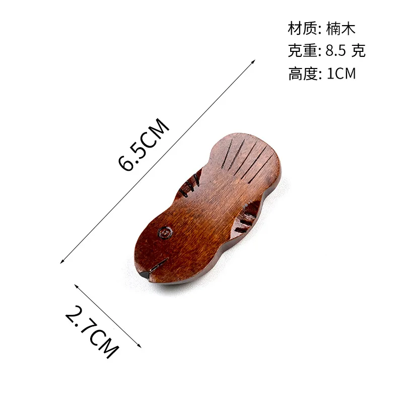 Поставка за дървени лъжици Nanmu в японски Стил, Поставка За Пръчици за хранене, Рафтове За Съхранение, Сплайсинг, Украса и за масата за Хранене - 5