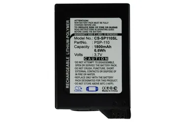 Акумулаторна батерия за игрова конзола PSP-110 за Sony PSP-1000 SP-1000G1 PSP-1000G1W PSP-1000K PSP-1000KCW PSP-1001 PSP-1004, PSP-1006
