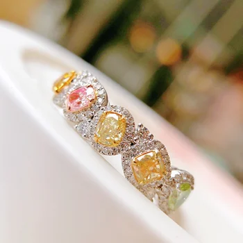 Женски пръстен S925 винтажного цвят AAA с цирконии, открывающееся регулируем пръстен, подарък за парти, Сребърно бижу пръстен на едро