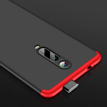 Калъф Redmi K20 Pro RedmiK20 с Пълно Покритие на 360 Градуса Цвят Матов Калъф за Xiaomi Mi 9T Mi9T Pro със Защитно Стъкло