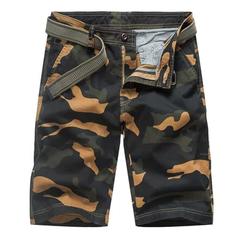 Камуфляжные мъжки военни панталони-карго 2023, абсолютно Нови армейските тактически камуфляжные шорти, мъжки памучни свободни работни къси панталони за всеки ден