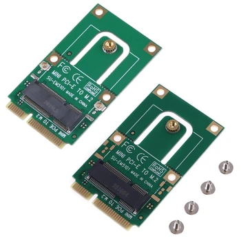 Конвертор Mini PCI-E адаптер за m2 Карта за разширяване m2 ключ NGFF E Интерфейс за безжично Bluetooth е съвместим с Wi-Fi m2