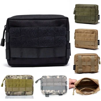 Многофункционална мини тактическа военна модулна чанта Molle, поясная чанта, камуфляжная ежедневни поясная чанта, утилитарен инструменти, калъф за мобилен телефон