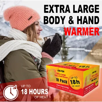 Многофункционална топло за ръце Самозалепващи се крака Топло уплътнение за тялото Продължително време за загряване 18 часа