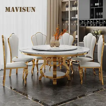 Модерна стъклена маса за закуска с 4 стола за хранене, Малък хол, комплект мебели за дома от неръждаема стомана в минималистичен стил