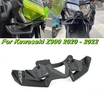 Мотоциклет Z 900 от въглеродни влакна, голи преден спойлер, Аеродинамичен комплект Крило, спойлер, Нов за Kawasaki Z900 2020 2021 2022