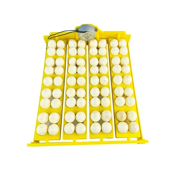 Мултифункционална Пластмасова тава за яйца, 72 яйца с автоматично завъртане на яйца за кокошка, пъдпъдък, инкубатор-една квачка, Аксесоар за инкубатор