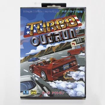 Нов прием на Turbo OutRun 16bit MD игрална карта за Sega Mega Drive/Genesis с търговците на предавателна