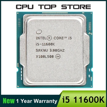 НОВ Шестиядерный двенадцатипоточный процесор Intel Core i5-11600K i5 11600K 3,9 Ghz L3=12M 125 W LGA 1200