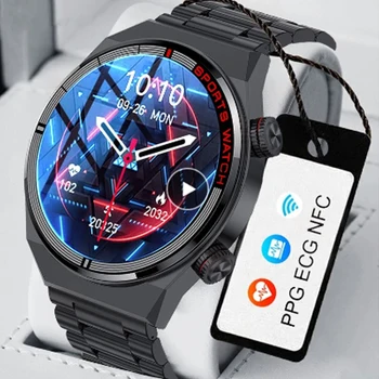 Новите Смарт Часовници Мъжки Bluetooth Покана NFC 1,39 Инча За Motorola MOTO G32s Moto G22 G52 G42 G62 Наблюдение на Здравето на Фитнес Гривна
