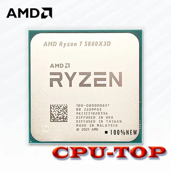 НОВИЯТ AMD Ryzen 7 5800X3D ах италиански хляб! r7 5800X3D 3,4 Ghz и 8-ядрен процесор Prosesor с 16 потоци 7 НМ L3 = 96 М PCIE4.0 105 W DDR4 100-000000651 PGA AM4