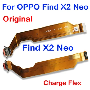 Оригинален USB кабел за Зареждане на OPPO Find Neo X2 Charger Port Dock Connector Гъвкав Кабел Find X2Neo Резервни Части за Ремонт на
