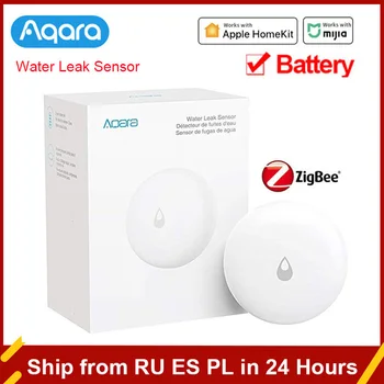 Оригинален Сензор потапяне във вода Aqara IP67 Детектор за Изтичане на вода за Xiaomi MiHome Remote Alarm Security Сензор за накисване