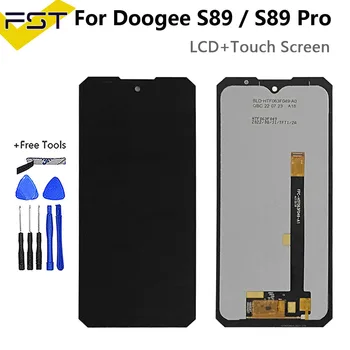 Оригинални LCD дисплей За Doogee S89 Pro LCD дисплей с сензорен екран Дигитайзер възли За Doogee S89Pro LCD Дисплей Doogee S89 Display Sensor