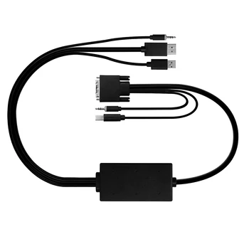 Разход на кабел DisplayPort-DVI-D + USB A/B + Audio Smart за свързване на кабел DISPLAYPORT-DVI KVM CBLE KIT F1D9017b06